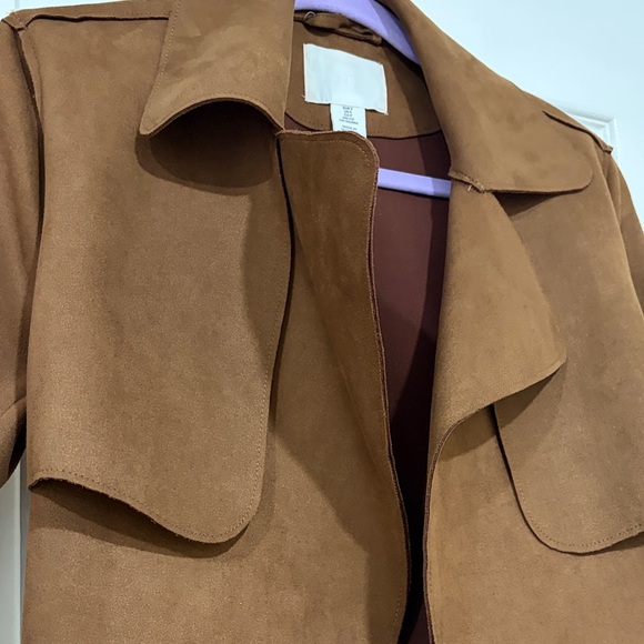 H&M Chic Tan Trench Coat - Picture 4 of 5